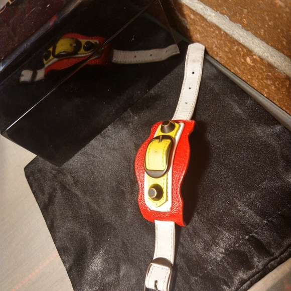 Balenciaga paris multi colored leather bracelet - Picture 13 of 16